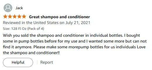 I Want Terra Pure Shampoo and Conditioner in Pump Bottles