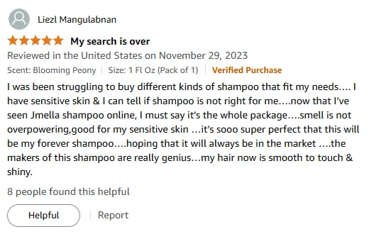 Jmella Shampoo: My Sensitive Skin Favorite for Smooth Shiny Hair