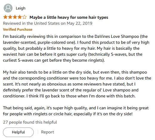 I Found Davines Curl Shampoo Heavy Yet Great for Curls