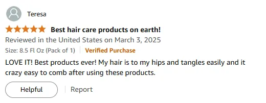 I Love This Frizz Control Shampoo for Soft Hair
