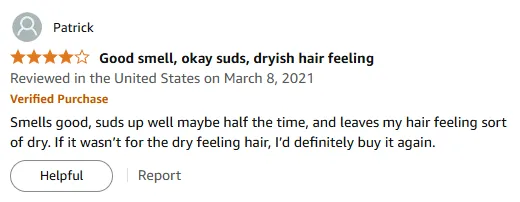 I Tried Floyd's 99 Shampoo: Great Scent, Dry Hair