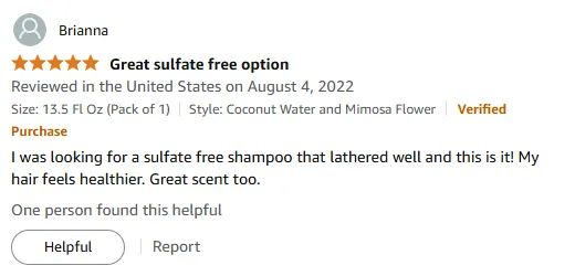 This Sulfate Free Shampoo Lathers Well for My Fine Hair