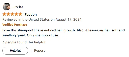 I Love Black Jamaican Castor Oil Shampoo for Hair Growth