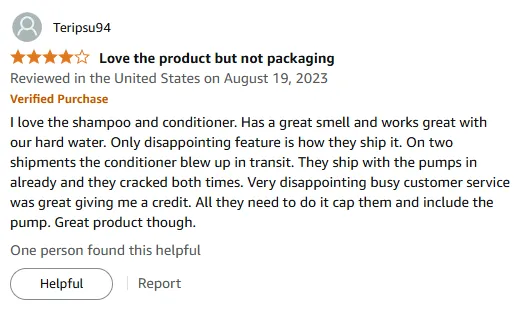 I Love This Hard Water Shampoo and Conditioner Duo