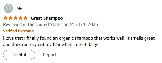 I Love This Non-Drying Organic Shampoo for Daily Use