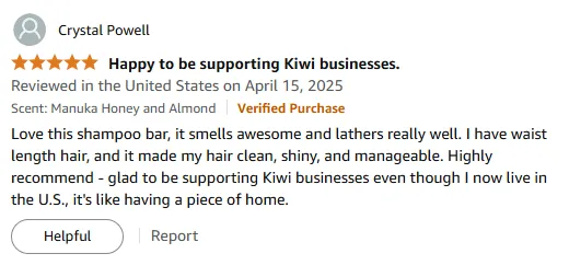I Love Lavender Rosemary Shampoo Bar for Shiny Hair