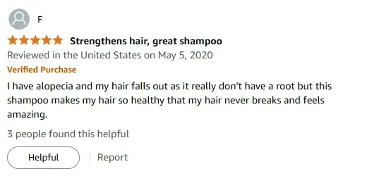My Alopecia Hair Stops Breaking With Argan Oil Shampoo