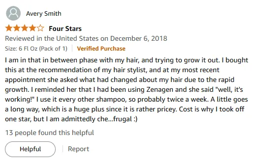 My Hair Grew Back Faster with Zenagen Shampoo Review