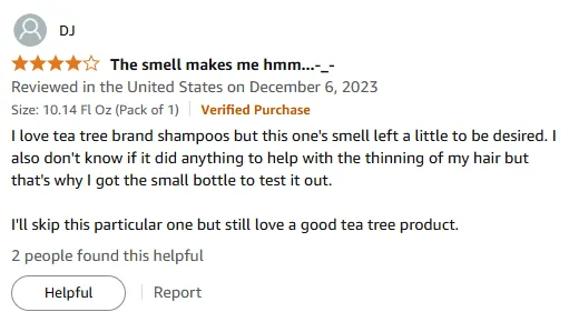 My Honest Review of Tea Tree Shampoo for Thinning Hair