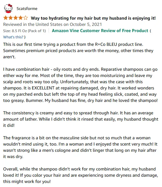 My R+Co BLEU Shampoo Review: Pros, Cons, and Results