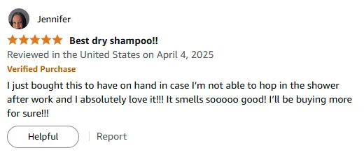 I Love This Dry Shampoo for Fresh Hair