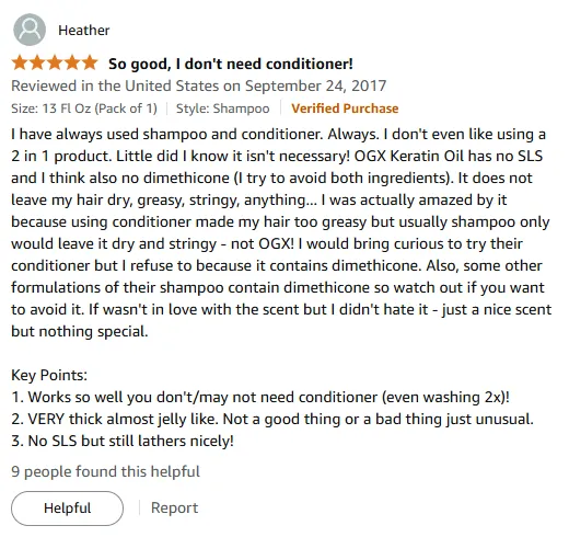 No Conditioner Needed: My OGX Keratin Oil Shampoo Review