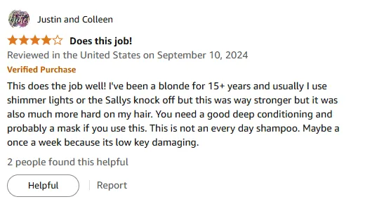 I Found a Strong Purple Shampoo for Brassy Blonde Hair