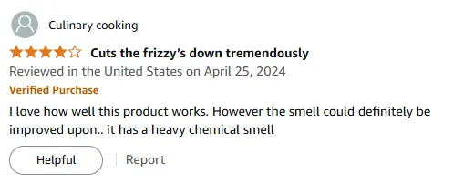 My Shampoo for Dry Hair Works but Smells Chemical