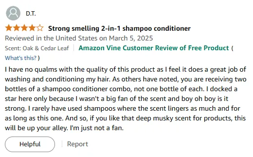 I Found Soapbox Men's 2-in-1 Shampoo and Conditioner Works Great