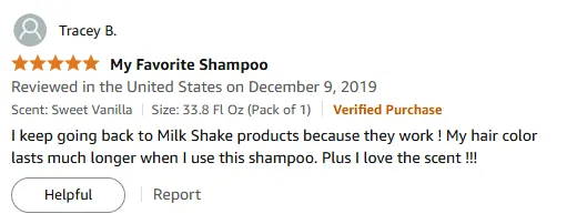 My Hair Color Lasts Longer with Milk Shake Shampoo