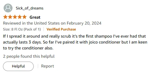 IGK Coconut Shampoo for Fine Hair: I Got 3 Days