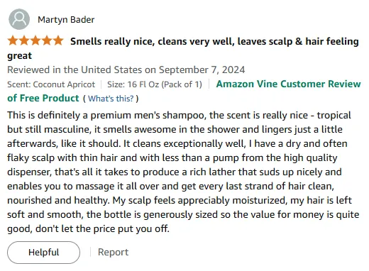I Found a Premium Men's Shampoo That Soothes Dry Scalp