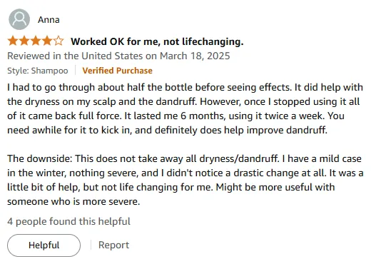 I Used Nizoral Shampoo for Dandruff: It Helps Then Returns