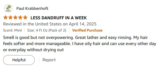 I Used Brickell Anti-Dandruff Shampoo for Oily Hair