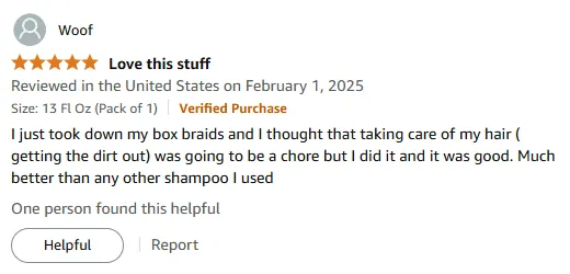 I Loved This Shampoo for Natural Hair After Box Braids