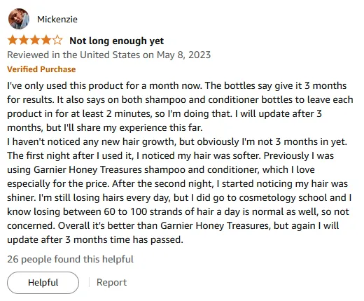 My Hair Feels Softer and Shinier with PURA D'OR Shampoo