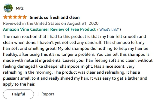 Baxter Shampoo Leaves My Hair Soft, Clean, and Refreshed