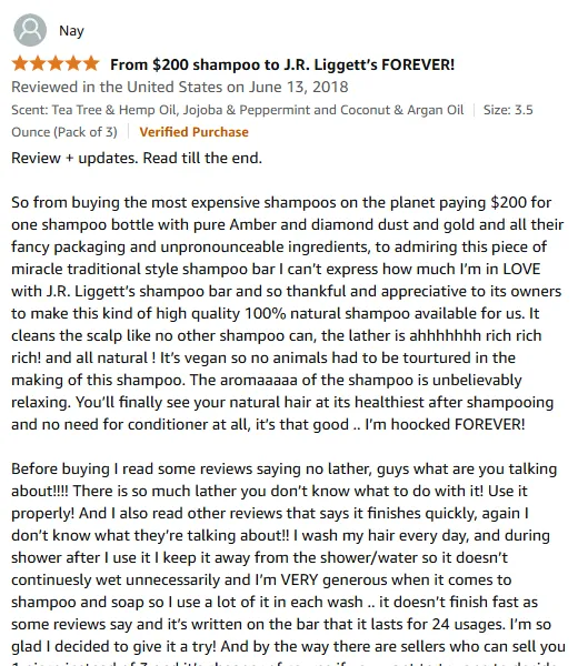 My J.R. Liggett's Shampoo Bar Review: Natural Hair Care