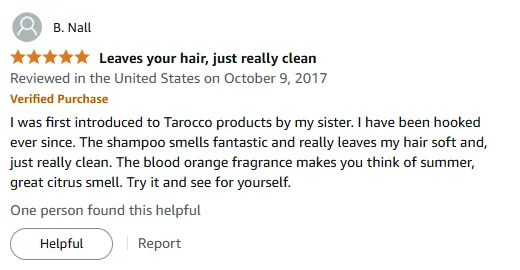 My Tarocco Shampoo Review: Soft, Clean, Citrus-Scented Hair