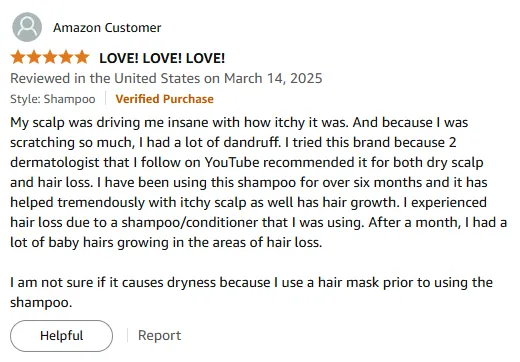 I Relieved Itchy Scalp and Hair Loss with Ketoconazole Shampoo