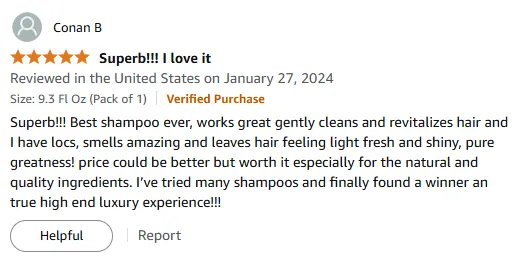My Best Natural Sulfate Free Shampoo for Locs
