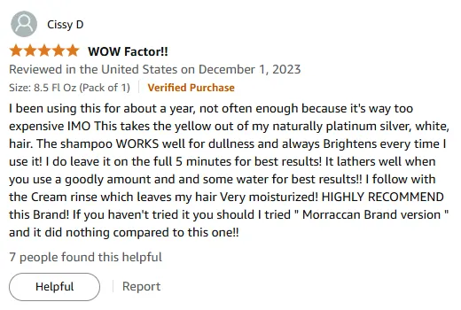 My Bright Blonde Shampoo Review for Platinum Hair