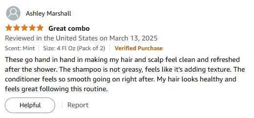 My Healthy Hair: Men's Anti-Dandruff Shampoo and Conditioner Set