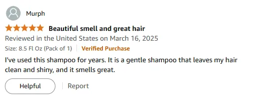 My Gentle Aveda Shampoo for Clean Shiny Hair