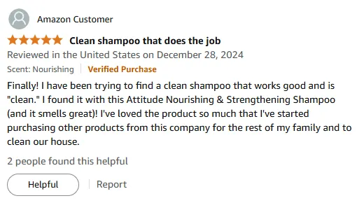 My Clean Shampoo Pick: Attitude Nourishing and Strengthening