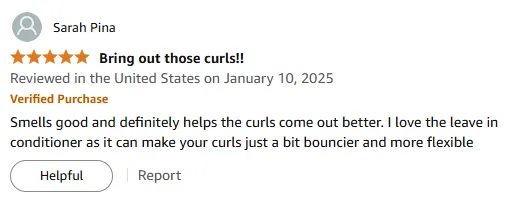 My Curls Love This Shampoo for Bounce & Fragrance