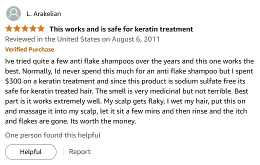 My Best Sulfate-Free Anti-Flake Shampoo for Keratin-Treated Hair
