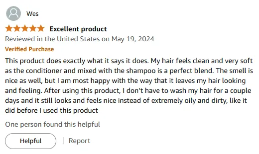 My Hair Stays Clean & Soft for Days with Perfect Shampoo Blend