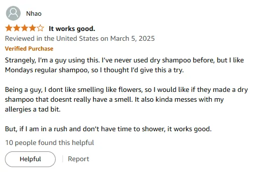 My Honest Take on Monday's Dry Shampoo for Men