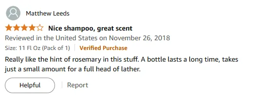 My Rosemary Shampoo Saves Money with Rich Lather