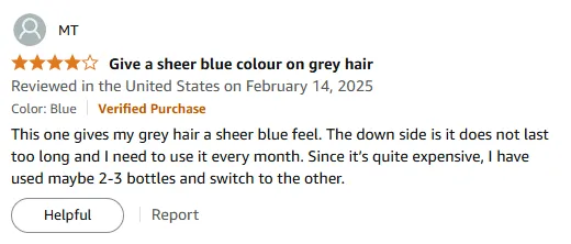 My Honest Review: Blue Tint Shampoo for Grey Hair Results