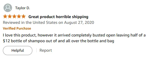 My Go-To Shampoo Despite Shipping Mishaps