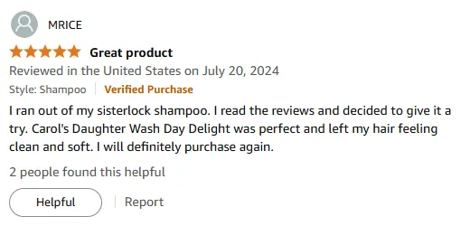 My Go-To Sisterlock Shampoo for Clean, Soft Hair | Carol's Daughter