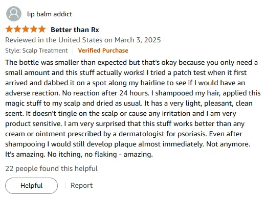 My Scalp Psoriasis Relief: Lightweight, Fragrance-Free Shampoo Solution