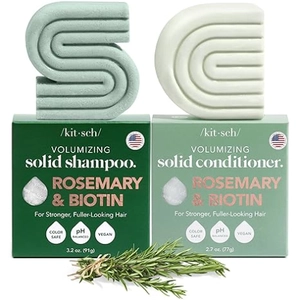 My Fuller, Silky Hair With Kitsch Rosemary Biotin Shampoo Set