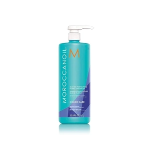 My Moroccanoil Purple Shampoo Stopped Brassy Blonde Hair