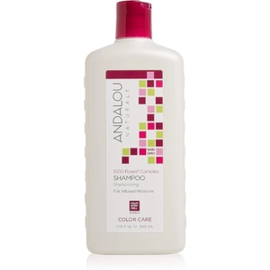 My Color Treated Hair Thrives with Andalou Naturals Rose Shampoo