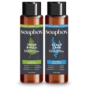 I Found Soapbox Men's 2-in-1 Shampoo and Conditioner Works Great